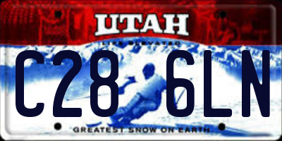 UT license plate C286LN