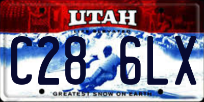 UT license plate C286LX