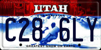 UT license plate C286LY