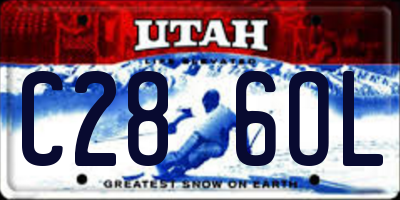 UT license plate C286OL