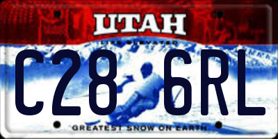 UT license plate C286RL
