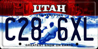 UT license plate C286XL