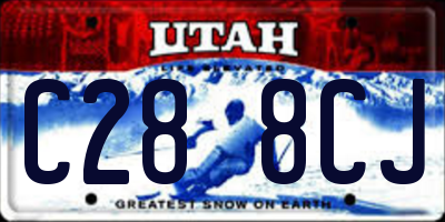 UT license plate C288CJ
