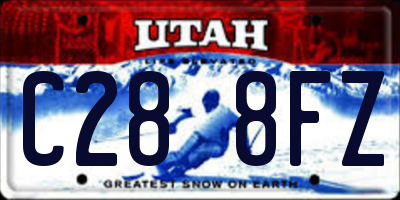 UT license plate C288FZ