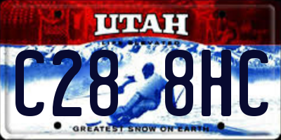 UT license plate C288HC