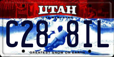 UT license plate C288IL
