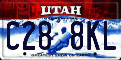 UT license plate C288KL