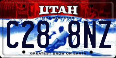 UT license plate C288NZ