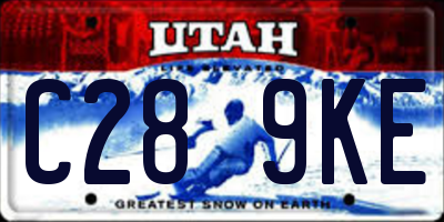 UT license plate C289KE