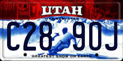 UT license plate C289OJ