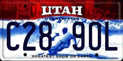 UT license plate C289OL