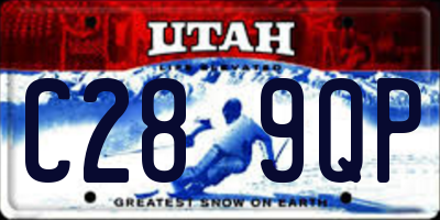 UT license plate C289QP