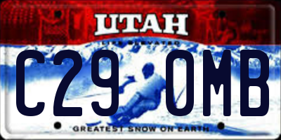 UT license plate C290MB