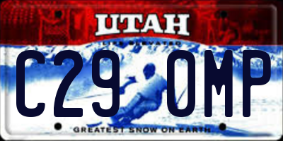 UT license plate C290MP