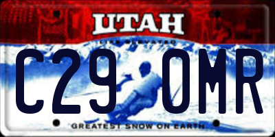 UT license plate C290MR