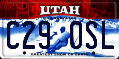 UT license plate C290SL
