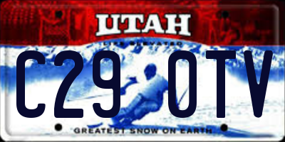 UT license plate C290TV