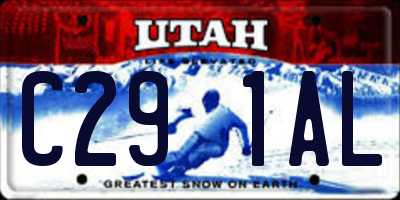 UT license plate C291AL