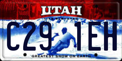 UT license plate C291EH