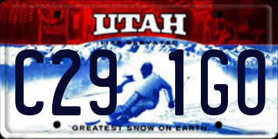 UT license plate C291GO