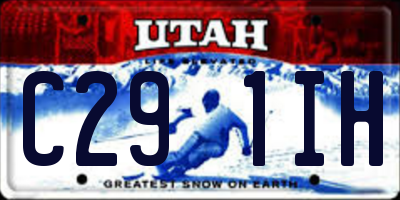 UT license plate C291IH