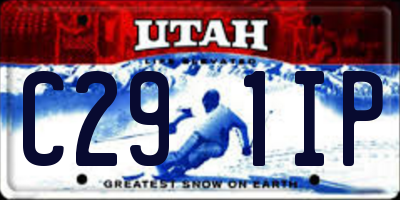 UT license plate C291IP