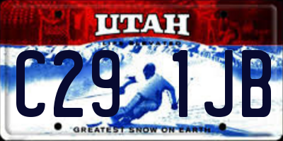 UT license plate C291JB