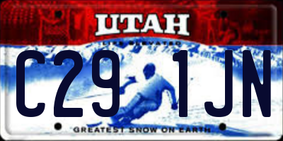 UT license plate C291JN