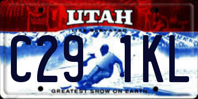 UT license plate C291KL