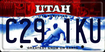 UT license plate C291KU