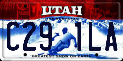 UT license plate C291LA