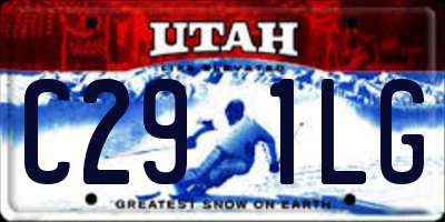 UT license plate C291LG