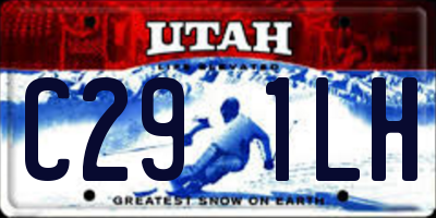 UT license plate C291LH
