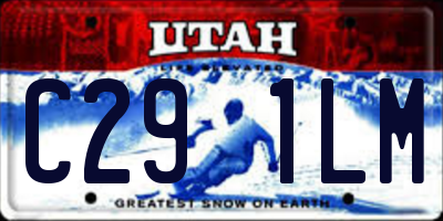 UT license plate C291LM