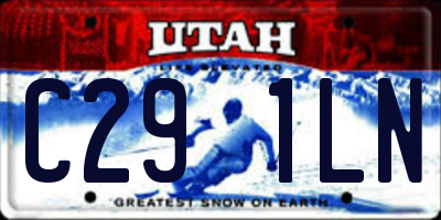UT license plate C291LN
