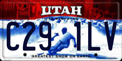 UT license plate C291LV