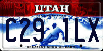 UT license plate C291LX