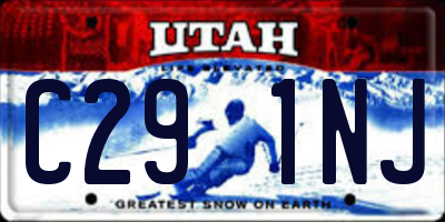 UT license plate C291NJ