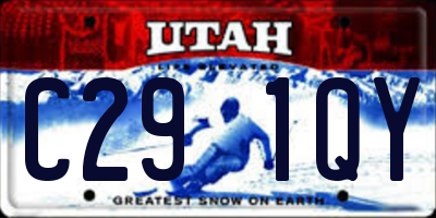 UT license plate C291QY