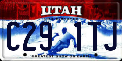 UT license plate C291TJ