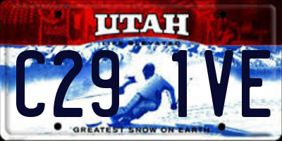 UT license plate C291VE