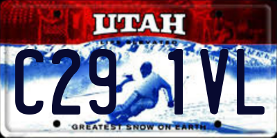 UT license plate C291VL