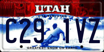 UT license plate C291VZ