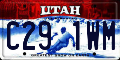 UT license plate C291WM