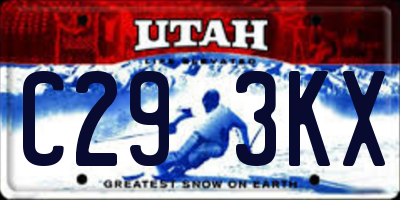 UT license plate C293KX