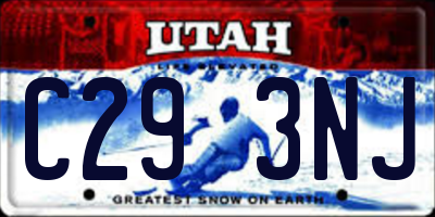 UT license plate C293NJ