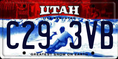 UT license plate C293VB