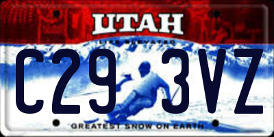 UT license plate C293VZ