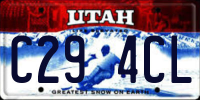 UT license plate C294CL
