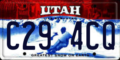UT license plate C294CQ
